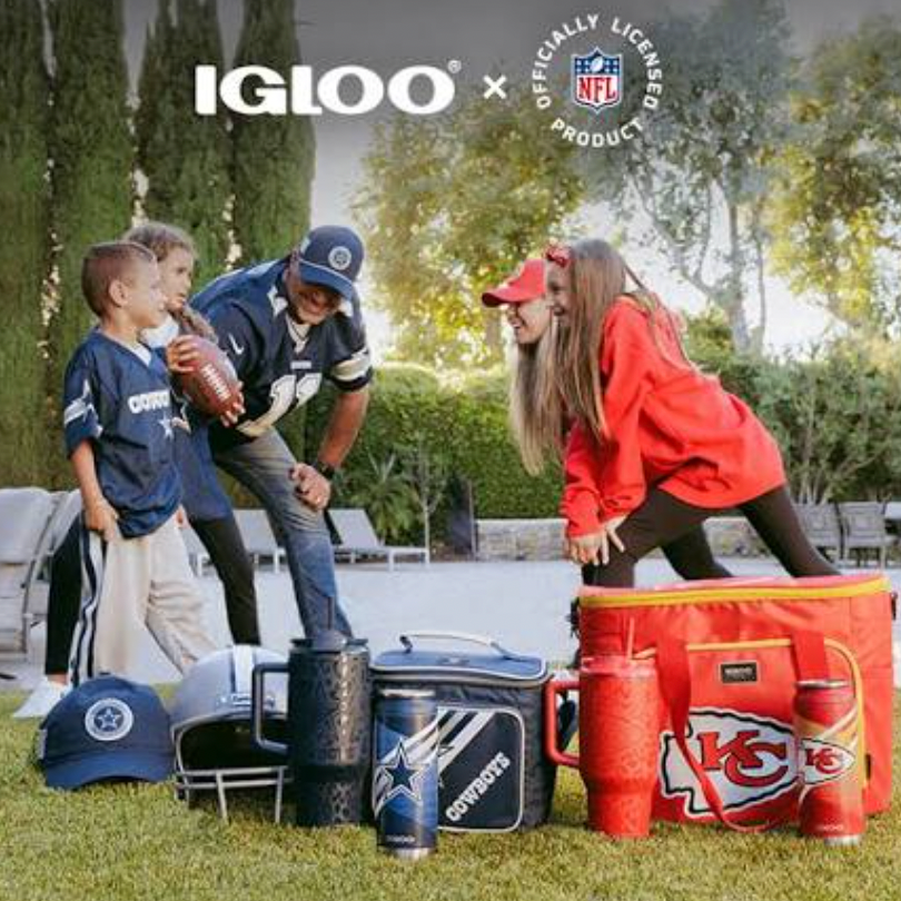 Igloo Coolers：NFL 联名款保温杯/冰桶/保温箱等专场特惠