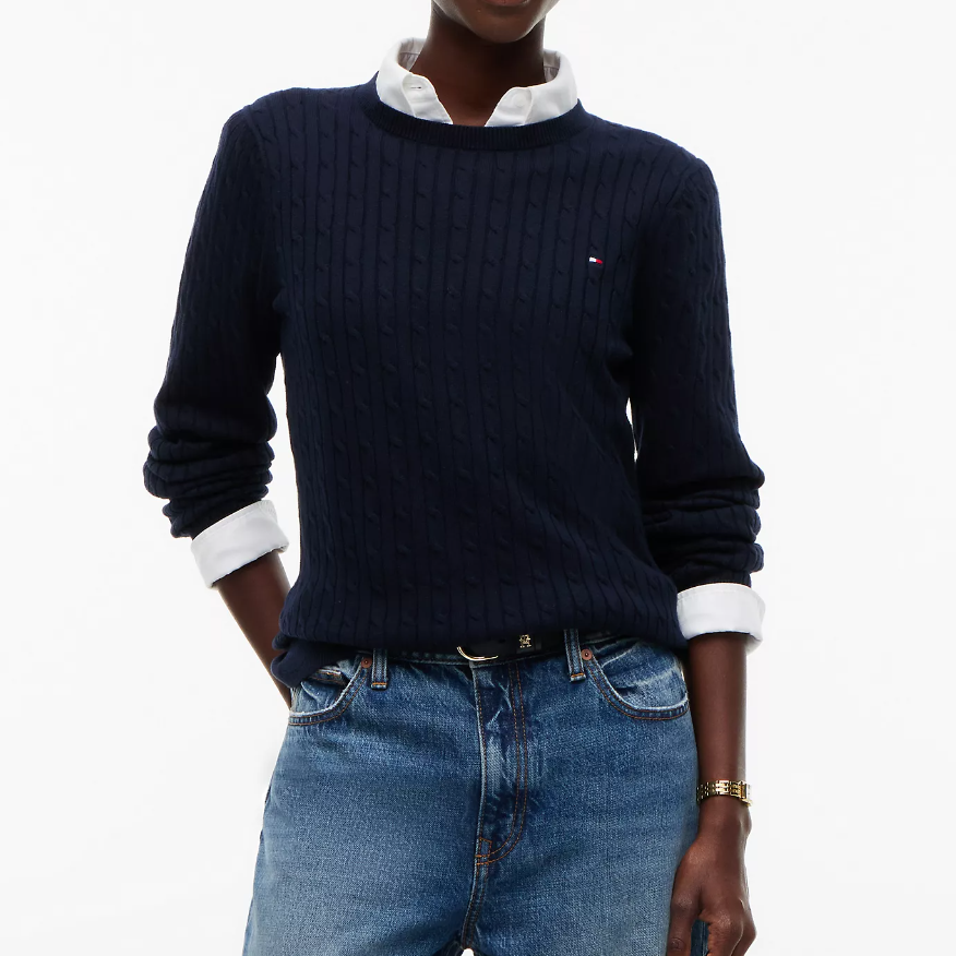 TOMMY HILFIGER 针织绞花毛衣