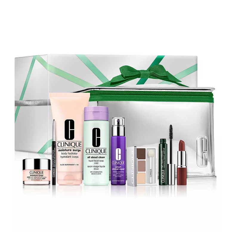 Clinique 倩碧美妆护肤9件套（价值$230）