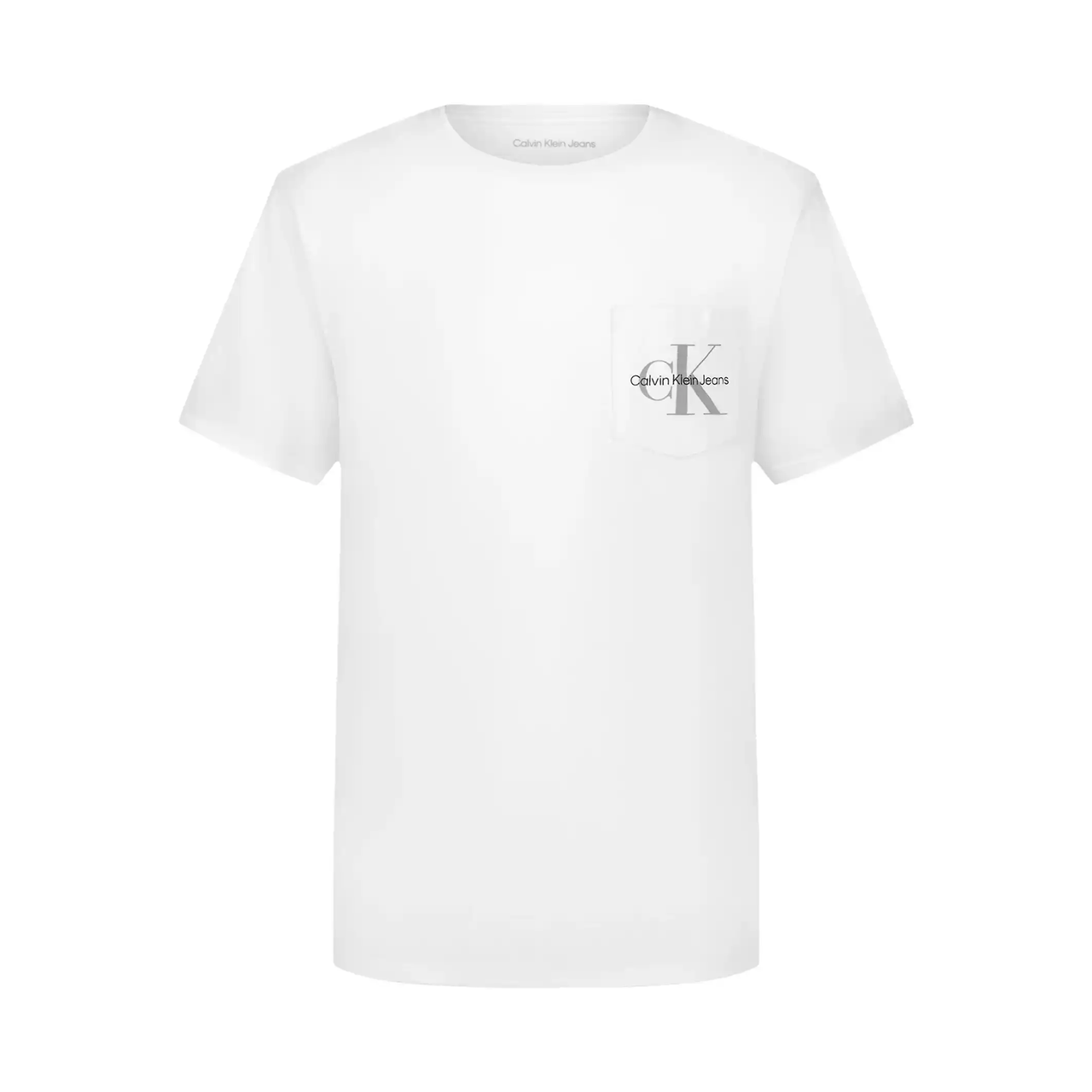 码全！Calvin Klein Jeans 字母徽标大童款口袋T恤 2色可选