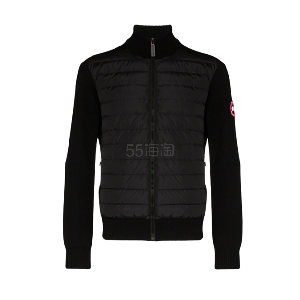 CANADA GOOSE 加拿大鹅 HYBRIDGE 黑色绗缝羽绒服