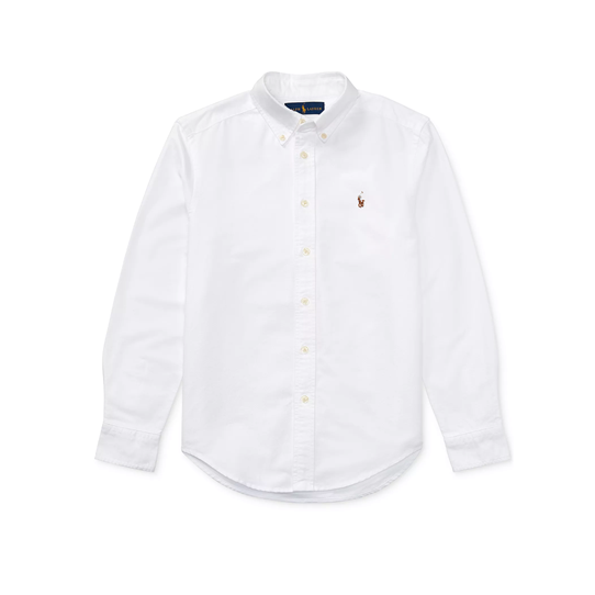 码全！Polo Ralph Lauren 拉夫劳伦大童款牛津纺衬衫 多色可选
