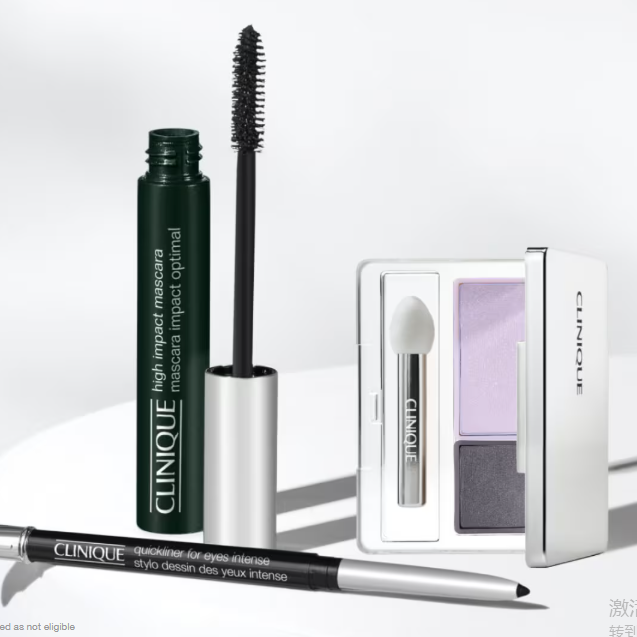 Clinique US：美妆大促！入睫毛膏、眼影盘、眼线笔等
