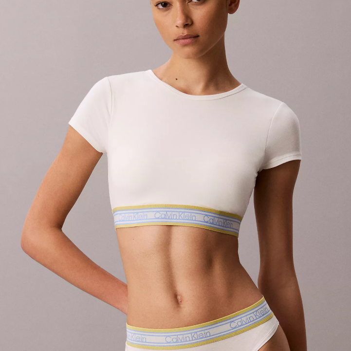 码全！Calvin Klein 字母徽标T恤内衣