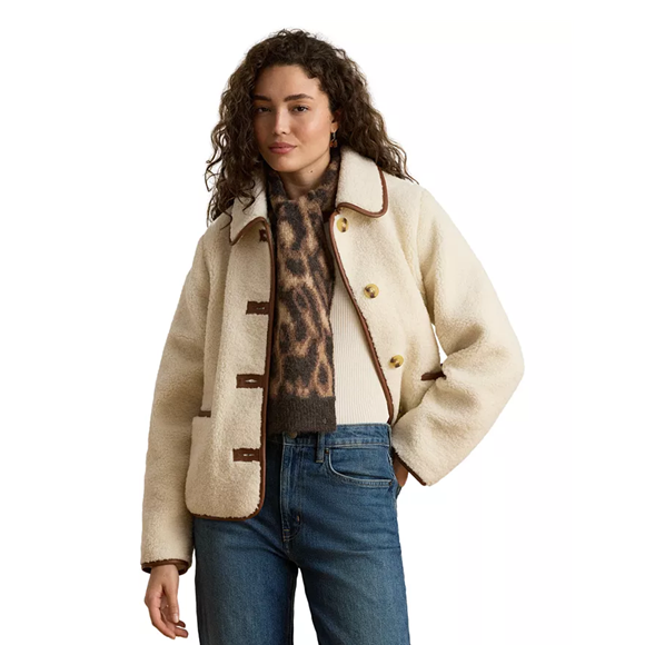 热卖！Lauren Ralph Lauren 拉夫劳伦 Sherpa 夹克外套