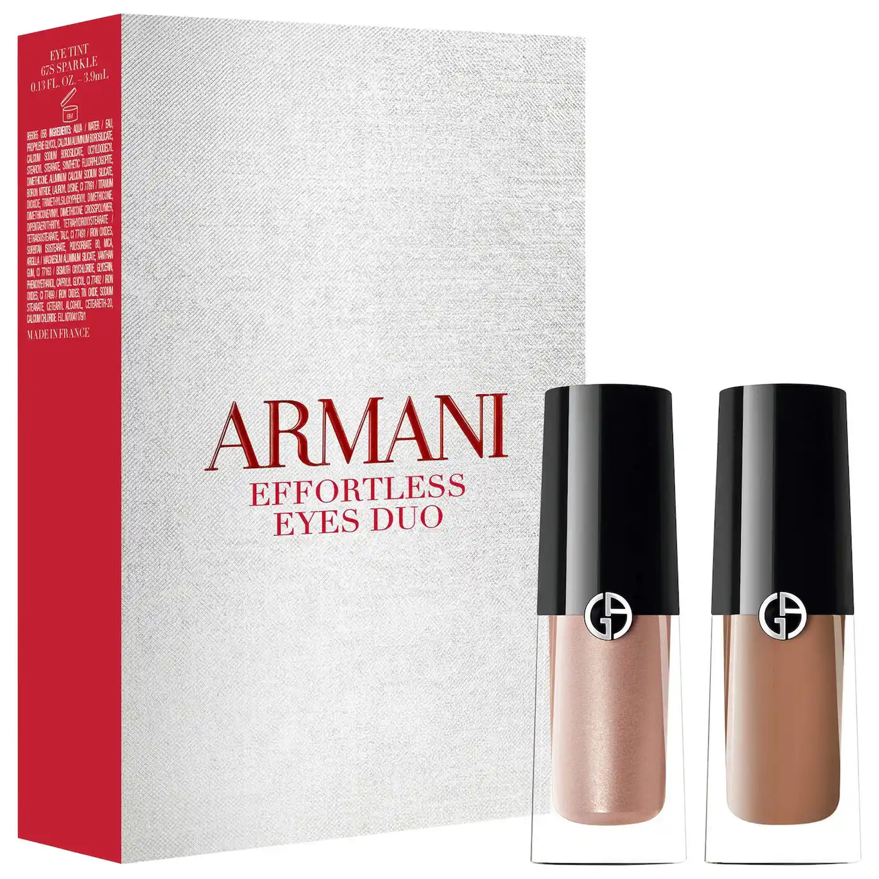 9/13上线！Armani 阿玛尼轻妆持久液体眼影2支礼盒