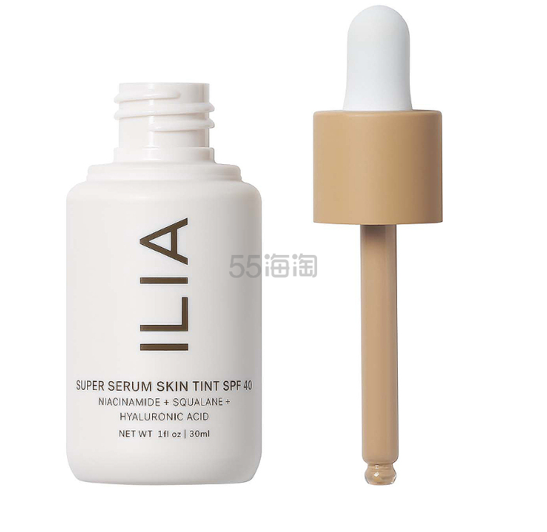满享7折!ILIA Super Serum 养肤精华有色面霜(SPF40)#5 Bom Bom