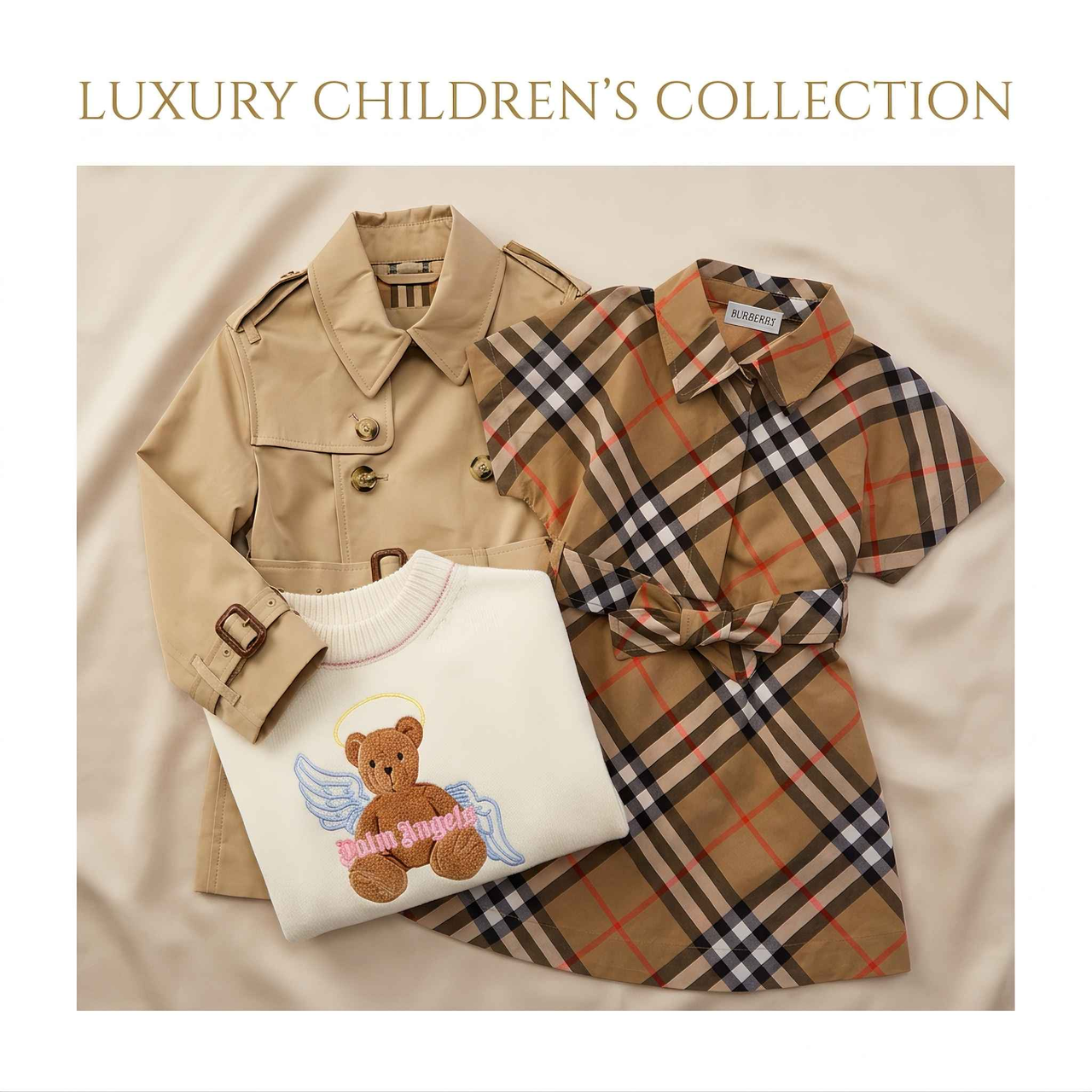 Rue La La：Burberry & Palm Angels 童款服饰穿搭