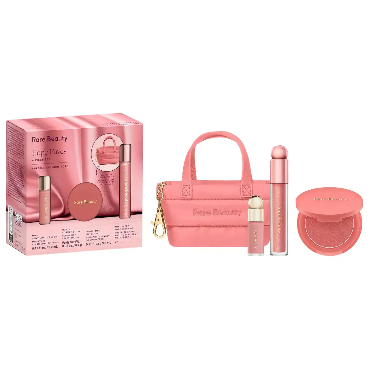 9/12上线！Rare Beauty Hope Faves 4件套彩妆限定礼盒