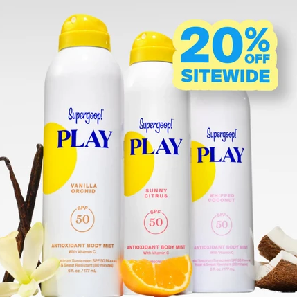 Supergoop：亲友大促 北美网红爆款纯净防晒品牌