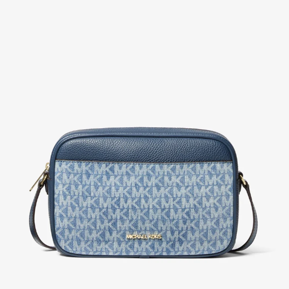 Michael Kors Jet Set 老花丹宁相机包