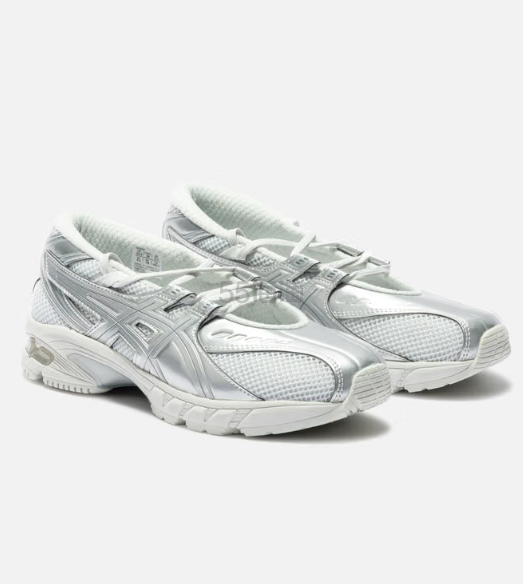 ASICS 银色网眼芭蕾运动鞋