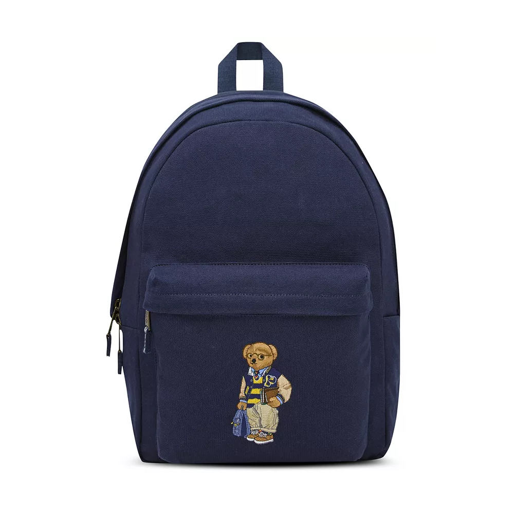 热卖！Polo Ralph Lauren 拉夫劳伦大童款小熊印花双肩包