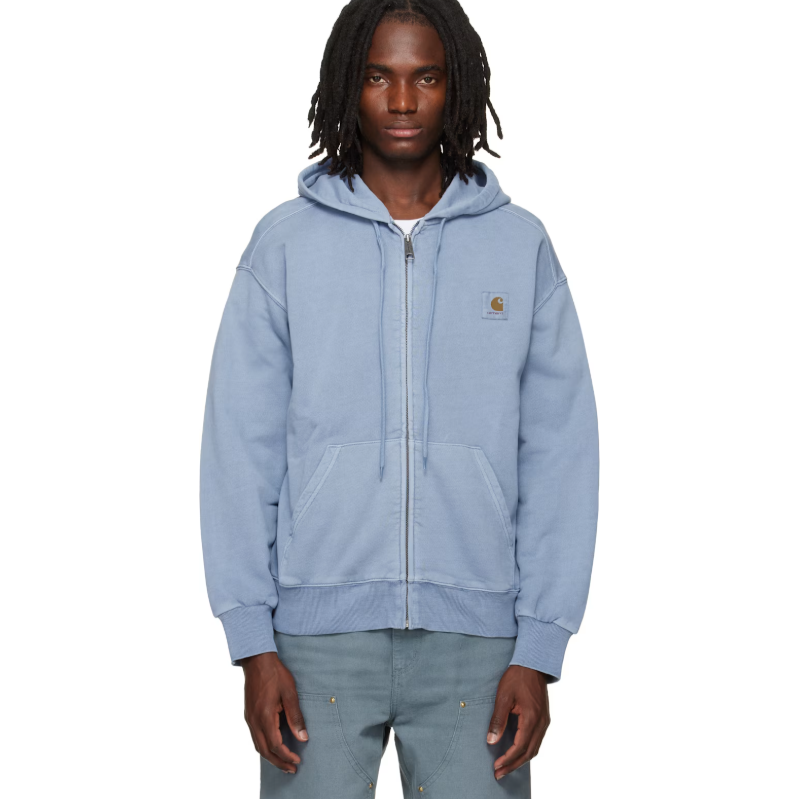 CARHARTT WORK IN PROGRESS 蓝色 Nelson 连帽衫