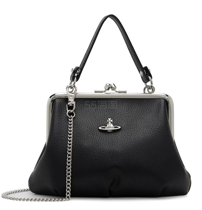 VIVIENNE WESTWOOD 黑色 Granny Frame 手提包