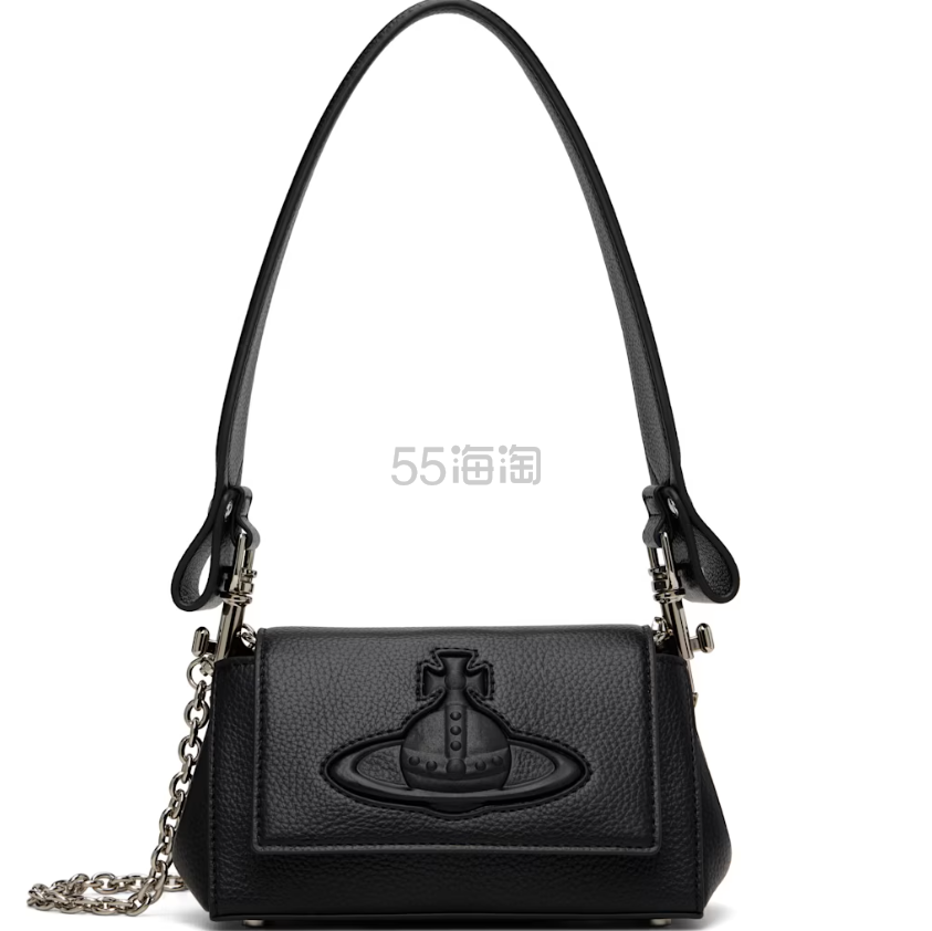 VIVIENNE WESTWOOD 黑色小号 Hazel 单肩包