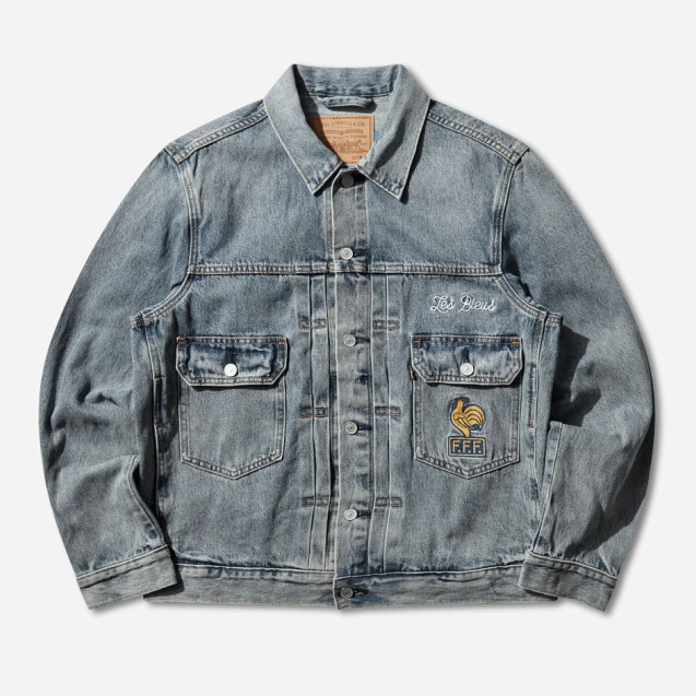 Levi's 李维斯 France Football Type II 牛仔外套