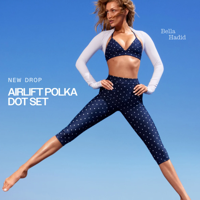 Alo Yoga：时尚波点套装上新热卖