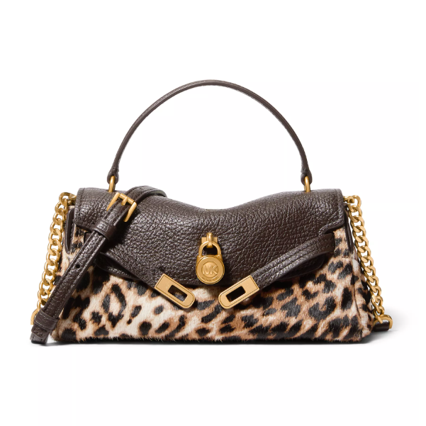 有货！Michael Kors Hamilton Moderne 拼接款斜挎包