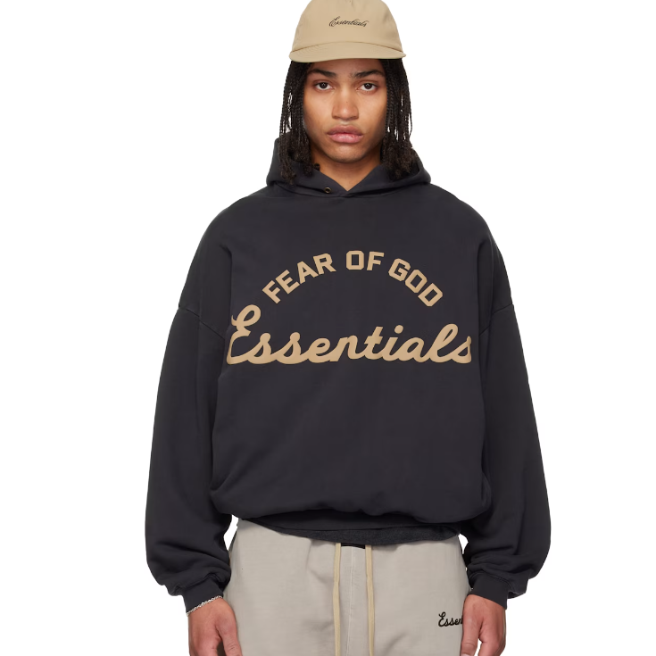 Fear of God ESSENTIALS 黑色 Training 90s 连帽衫