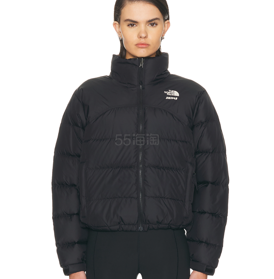 The North Face x Skims 合作款 2000 短款 Nuptse 羽绒服