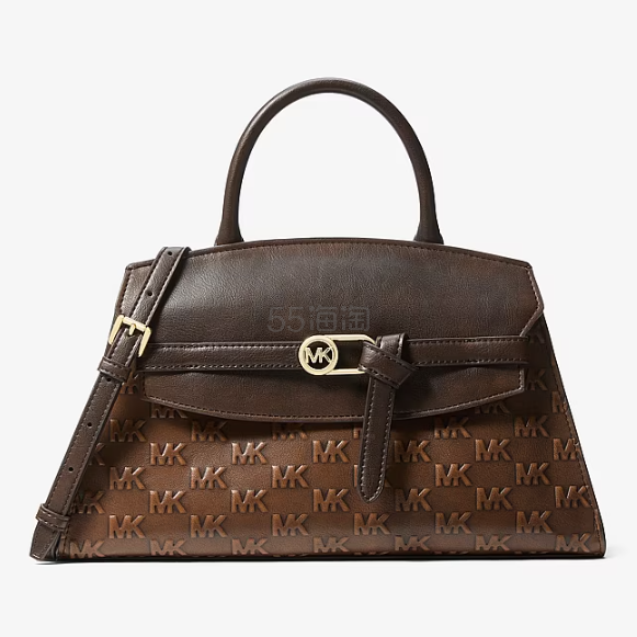 Michael Kors Greta 中号压花手提斜挎包
