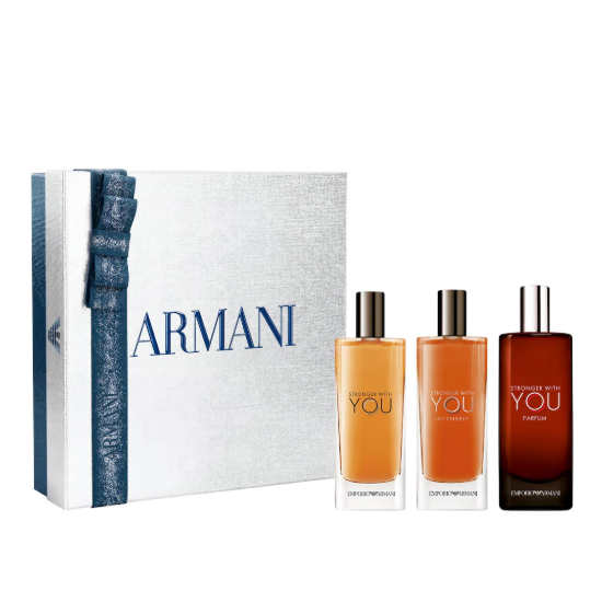 上新！Armani 阿玛尼 Stronger With You 男士香氛3支探索礼盒