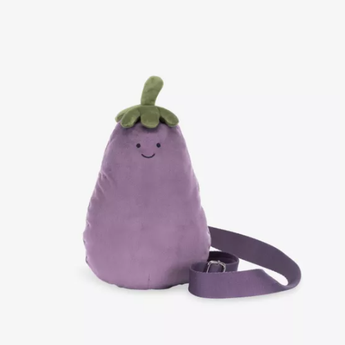 Jellycat 茄子斜挎包