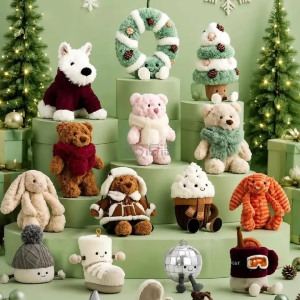 Selfridges:Jellycat上新!入2026圣诞限定玩偶