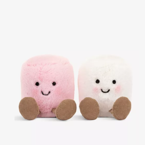 补货！Jellycat 粉白棉花糖