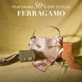 Rue La La：Ferragamo 精选闪促！Vara 蝴蝶结低跟鞋$639