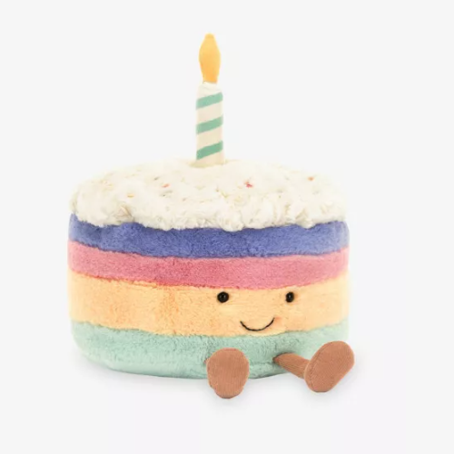 Jellycat 彩虹生日蛋糕