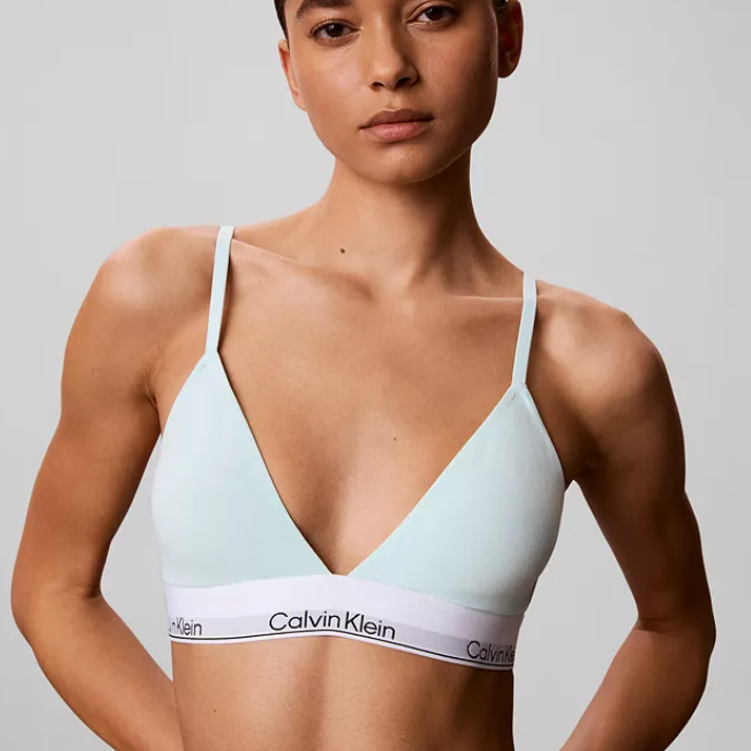 码全！Calvin Klein 薄荷绿色三角杯内衣