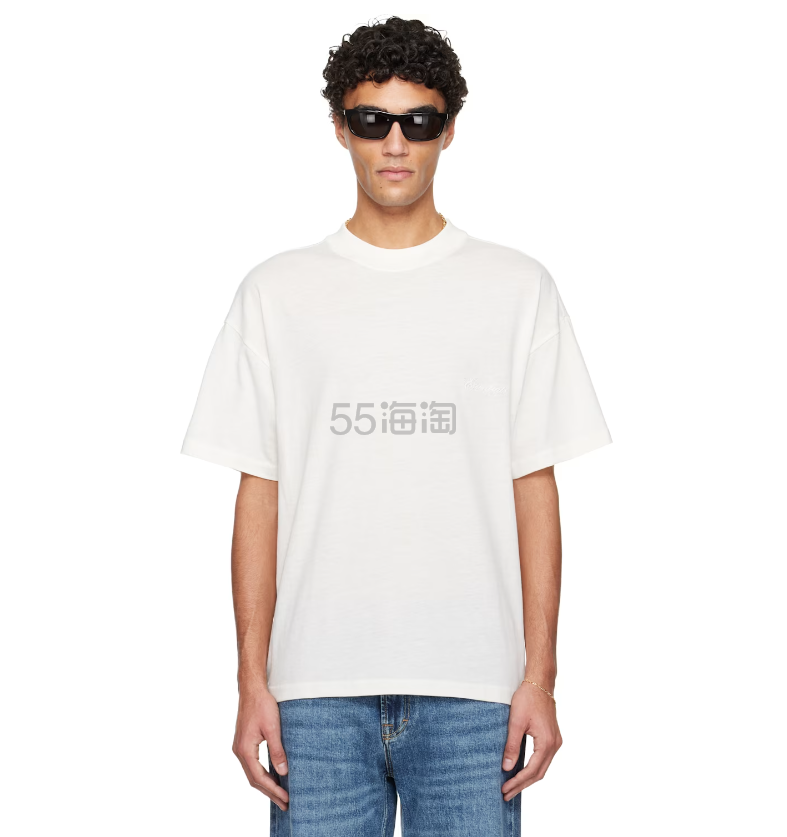 Fear Of God Essentials 灰白色 Holiday 系列 Embroidered Essential T 恤
