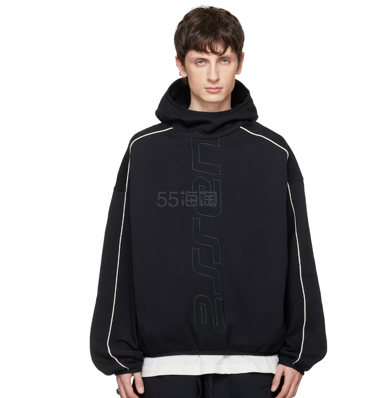 Fear Of God Essentials 黑色 Active Trace Modern Fleece 连帽衫