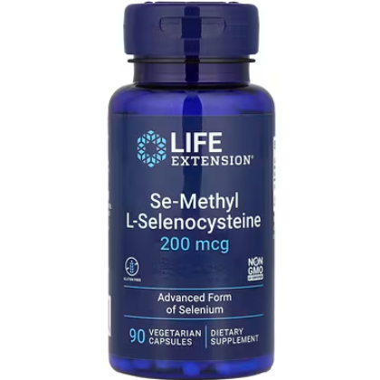 Life Extension, L-硒-甲基硒代半胱氨酸，200 微克，90 粒素食胶囊