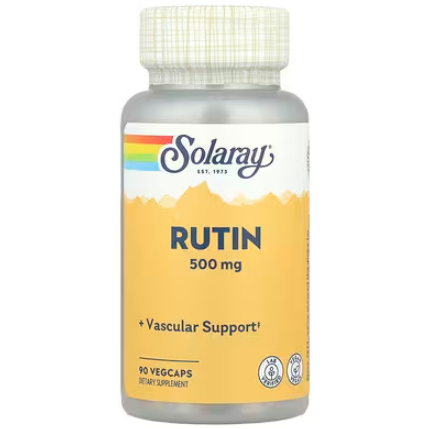 Solaray, 芦丁，500 毫克，90 粒素食胶囊
