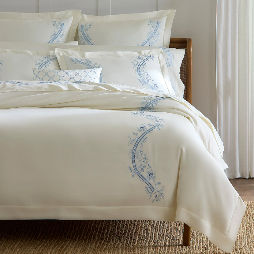 SFERRA Fine Linens：Scalamandré 联名床品系列上新 古典美学奢华 linens 探索 Isabella 系列