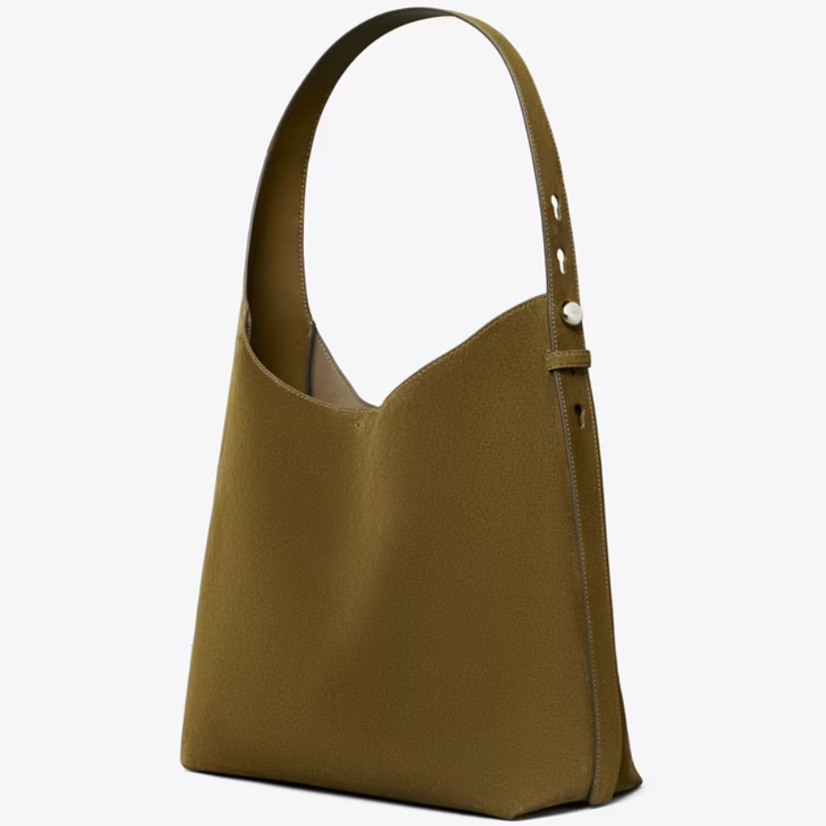 Tory Burch 汤丽柏琦 麂皮Hobo包