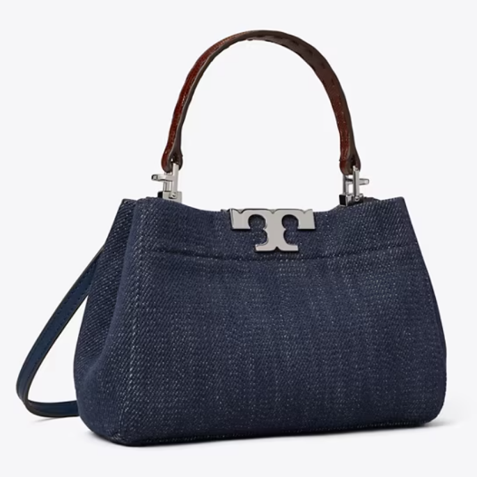 Tory Burch 汤丽柏琦 Eleanor 迷你牛仔手提斜挎包