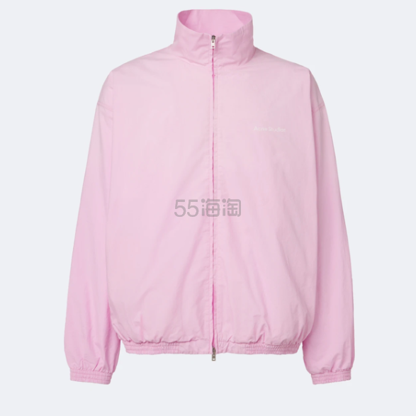 澳门站定价优势!ACNE STUDIOS 字母徽标粉色棉府绸外套
