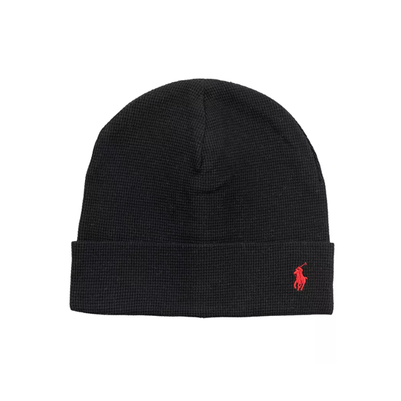 上新！Polo Ralph Lauren 拉夫劳伦徽标华夫格针织冷帽 多色可选