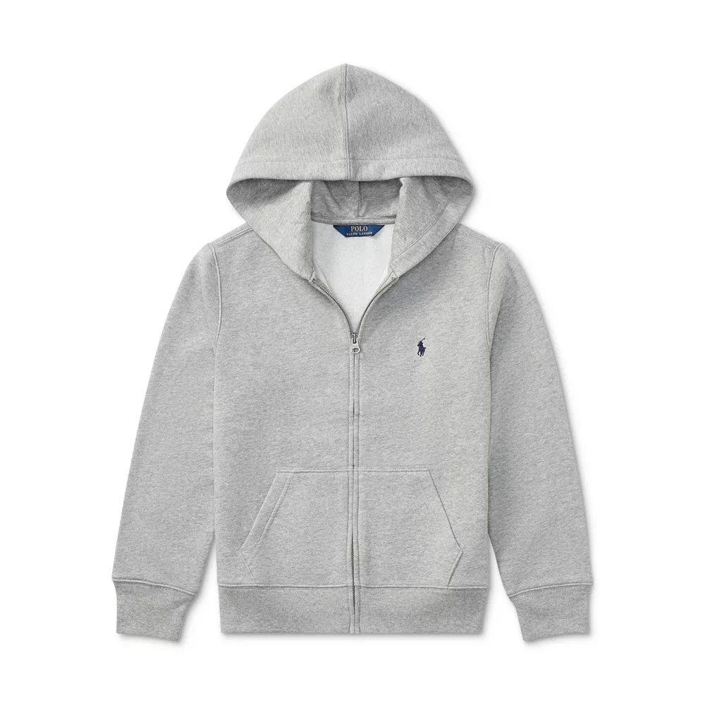 码全！Polo Ralph Lauren 拉夫劳伦大童款抓绒连帽外套 多色可选