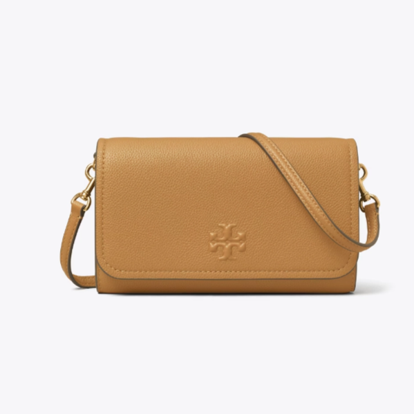满$500享额外7折！Tory Burch 汤丽柏琦 Thea Flat 斜跨钱包
