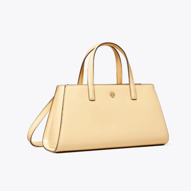 满$500享额外7折！Tory Burch 汤丽柏琦 Patent 迷你皮革托特包