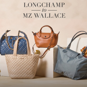 Rue La La：包袋专场 珑骧mini手袋、MZ Wallace 尼龙托特包等