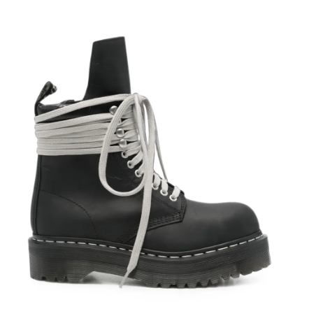 Rick Owens x Dr. Martens Quad Sole 钢鞋头短靴