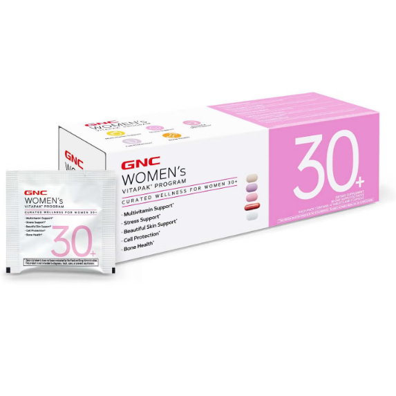 GNC 健安喜 30 + 女性每日营养包 Vitapak（1 个月装）
