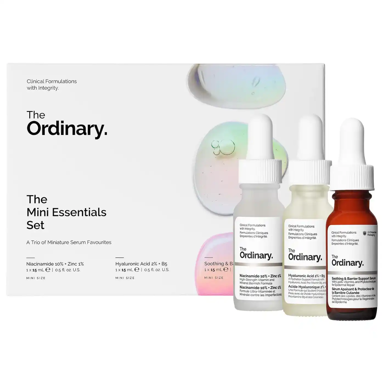 上新！The Ordinary 迷你精华套装 15ml*3