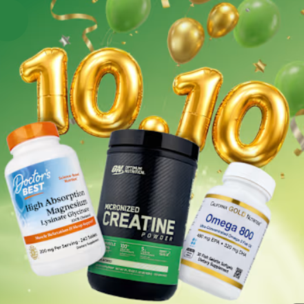 iHerb 港站：10.10大促！保健品、护肤个护、零食、母婴等热卖